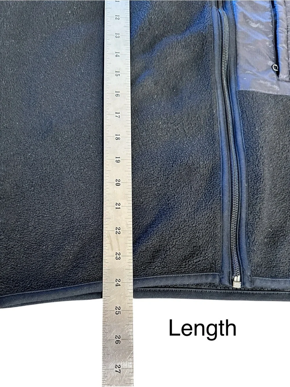 RL Polo Jeans Co Utility Fleece Vest Y2K Gorpcore Outdoor Black Small Vintage